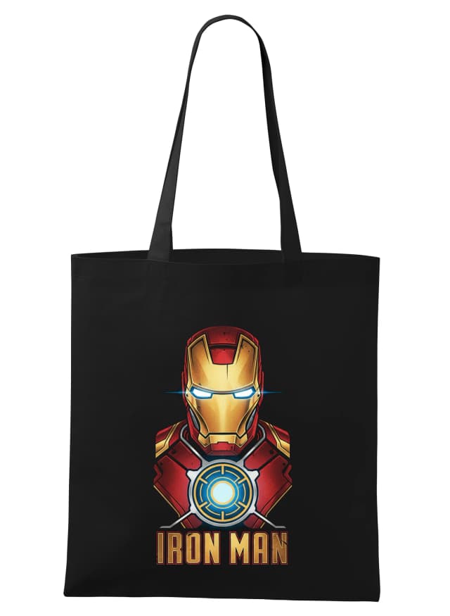 Nákupná taška Iron Man Superhrdina Z Marvelu Tričko Pre Fanúšikov