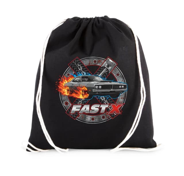 Vak na chrbát Fast X Ohnivý Muscle Car Piesty Reťaze A Adrenalín