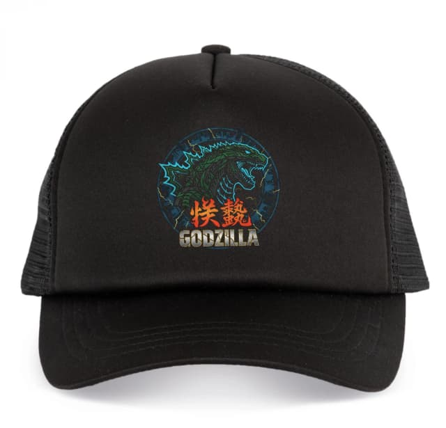 Detská šiltovka Godzilla Nočná Elektrický Hnev Nad Mestom Skaza