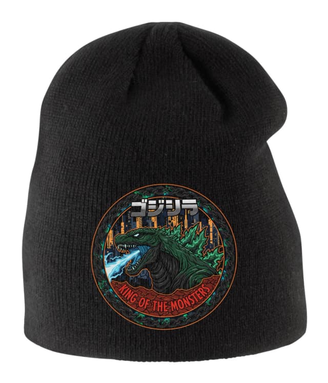 Detská zimná čiapka Godzilla Kráľ Príšer Atómový Dych Nad Žiariacim Mestom
