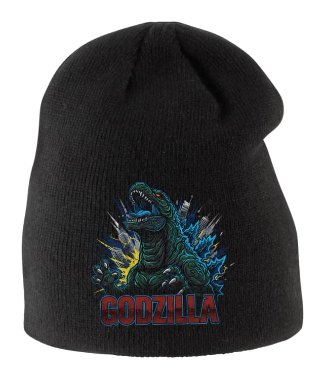 Detská zimná čiapka Godzilla Vzplanutie Mesta A Atómová Skáza