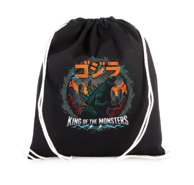 Vak na chrbát Godzilla King Of The Monsters V Žiari Plameňov A Bleskov