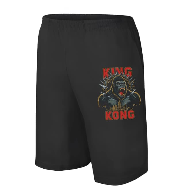 Pánske/detské kraťasy Kráľovská Zúrivosť Mestských Mrakodrapov King Kong