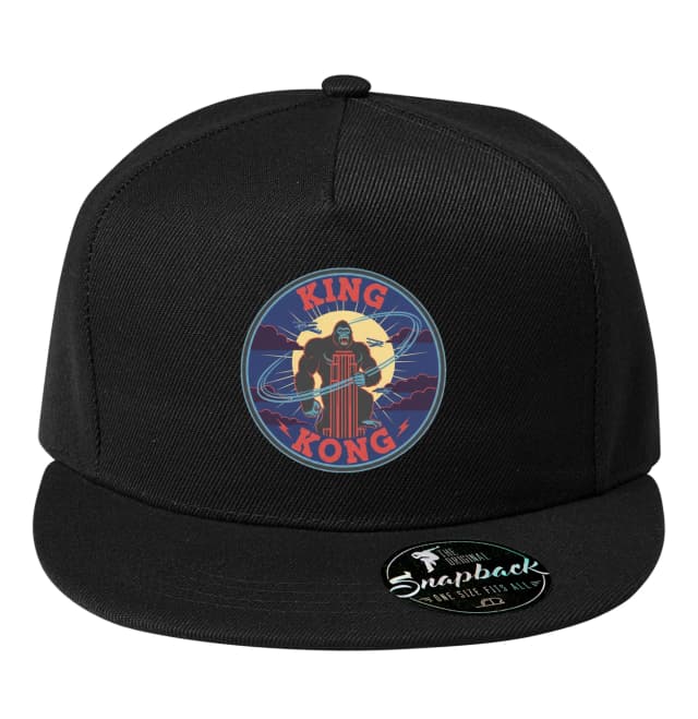 Snapback Legendárna King Kong Na Mrakodrape V Retro Nočnom Odznaku