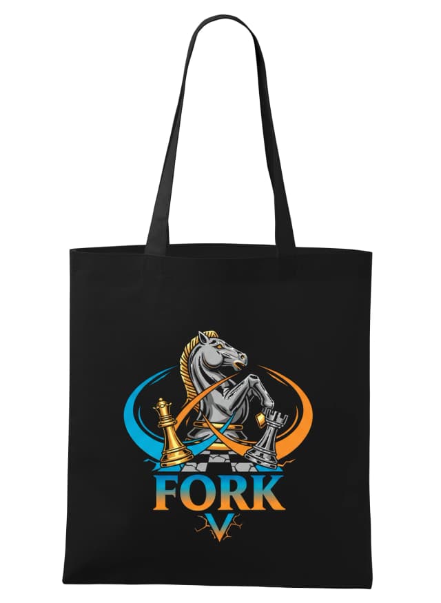 Nákupná taška Dynamický Jazdec Fork Sila Kráľa A Veža