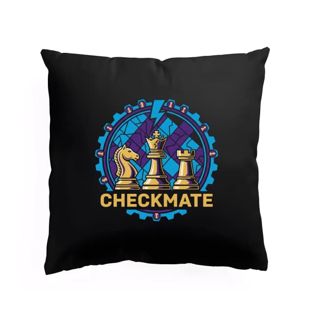 Vankúš Bleskové Kráľovské Šach Umenie Checkmate