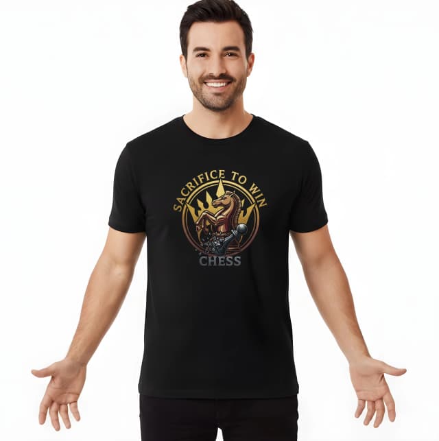 Pánske tričko Obeť Rytiera Pre Kráľovské Víťazstvo V Chess