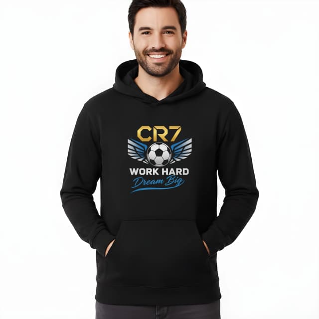 Mikina Cr7 Krídla Víťaza Pracuj Tvrdo Sni Veľké Sny