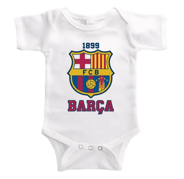 Detské body Barcelonský Erb Barça 1899 Mestská Legenda V Retro Športovom Štýle