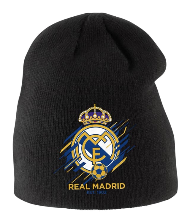 Detská zimná čiapka Kráľovský Štít Real Madrid Zlatomodrá Vášeň A Moderná Dynamika