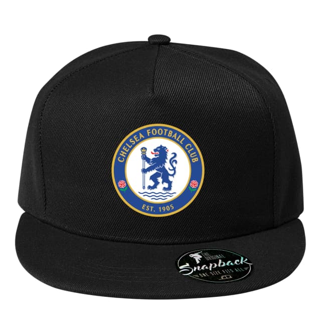 Snapback Chelsea Kráľovský Štít Modrý Lev Zlaté Ruže A Morské Vlny