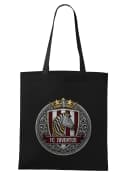 Nákupná taška Kráľovský Zebrí Emblém A Vintage Štít S Luxusnou Zlatou Koronou Fc Juventus