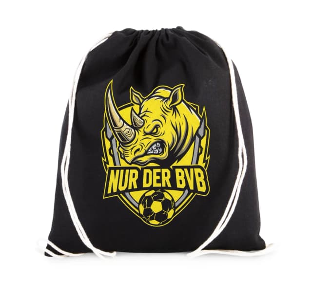 Vak na chrbát Zúrivý Futbalový Nosorožec Bvb Sila Hrdosť A Žltá Tradícia