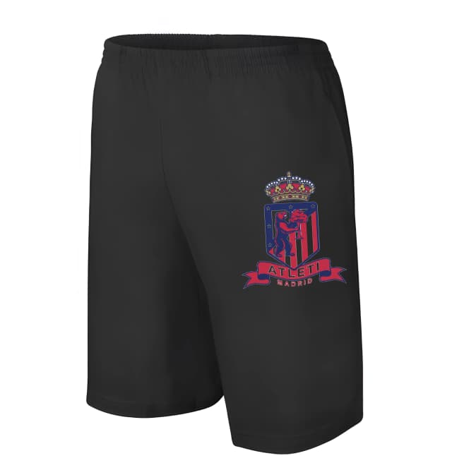 Pánske/detské kraťasy Kráľovský Retro Znak Atlético Madrid Medveď A Madroň V Odznaku