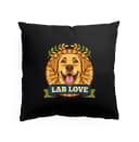 Vankúš Usmievavý Labrador Retriever Lab Love Verný Priateľ Plný Radosti