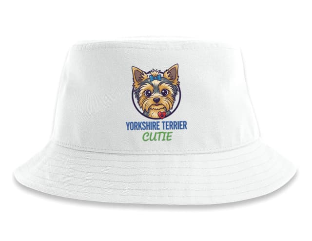 Klobúčik Roztomilý Yorkshire Terrier S Mašličkou A Srdiečkom