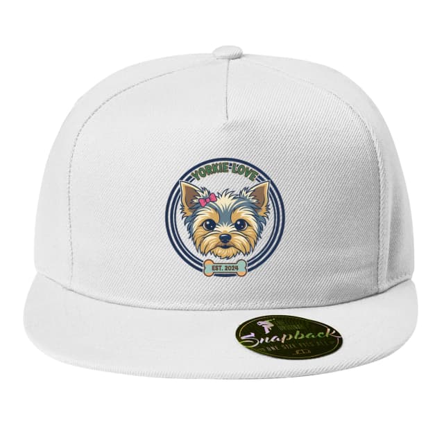 Snapback Roztomilý Yorkie Love Yorkshire Teriér S Mašličkou A Veľkými Očami