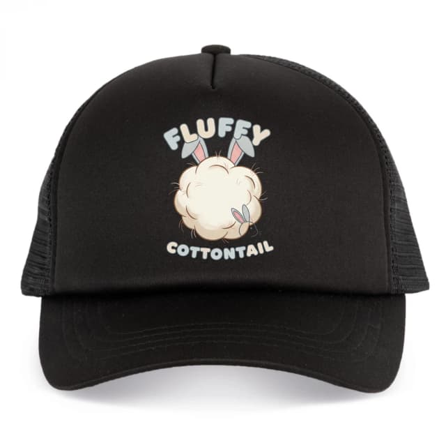 Detská šiltovka Roztomilý Plyšový Králik Fluffy Cottontail S Bielym Ocáskom