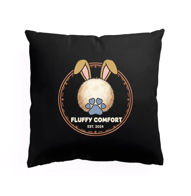 Vankúš Mäkký Fluffy Comfort Plyšový Zajačik S Tlapičkou A Cottontail Ocasom