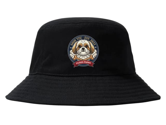 Klobúčik Roztomilý Shih Tzu Cloud Puppy V Oblačkovom Ornamente