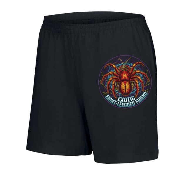 Dámske šortky Tarantula Exotický osemnohý Priateľ V Neónovom Mandalovom Designe