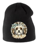 Detská zimná čiapka Roztomilý Chlpatý Priateľ Havanese Fluffy Friend Pre Milovníkov Psíkov