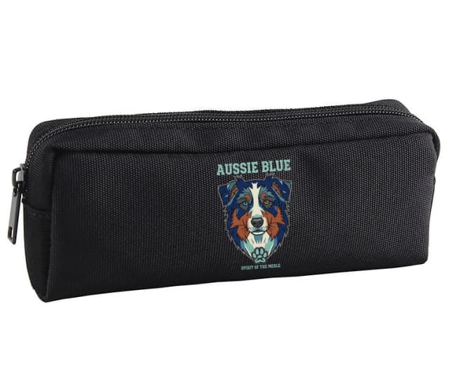 Školský peračník Aussie Blue Duša Merle Hrdý Strážca Dvojfarebného Pohľadu