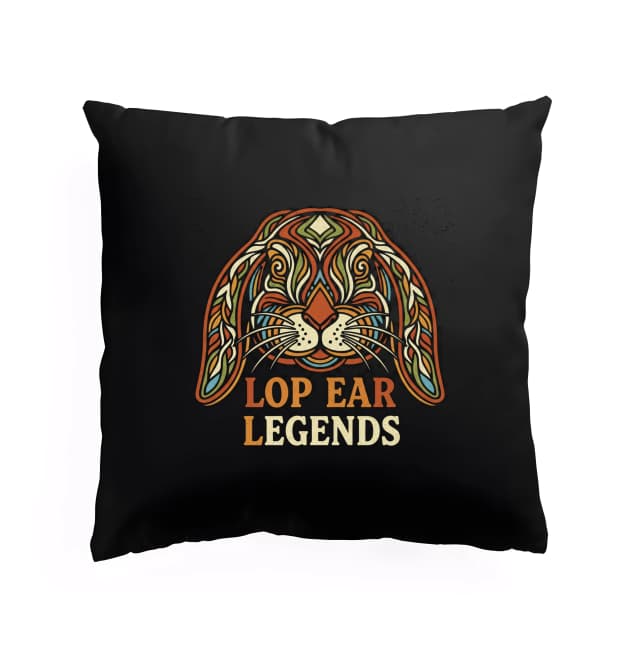 Vankúš Unikátny Lop Ear Legends Štylizovaný Králik S Visiacimi Ušima