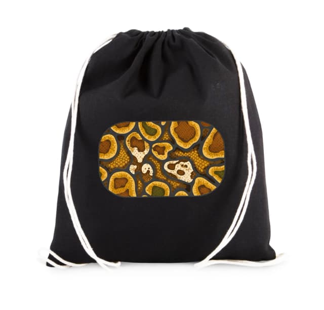 Vak na chrbát Luxusné Organický Zlatý Ball Python Vzor Inšpirovaný Prírodou