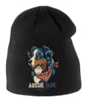 Detská zimná čiapka Aussie Blue Hrdý Portrét Australian Shepherd Blue Merle