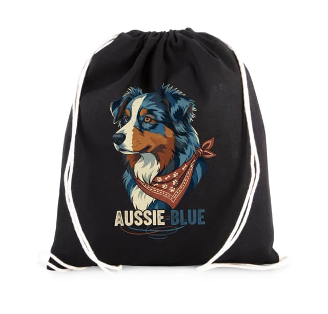 Vak na chrbát Aussie Blue Hrdý Portrét Australian Shepherd Blue Merle