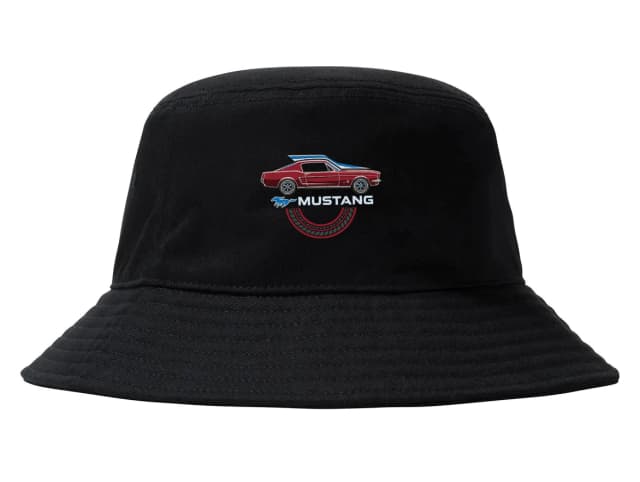 Klobúčik Retro Silueta Klasického Mustang Nádych Americkej Sily A Pneumatikové Stopy