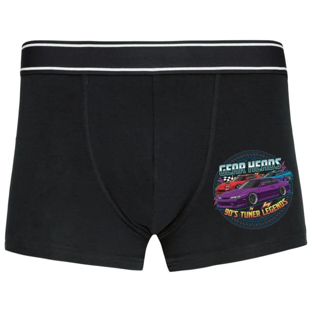 Boxerky Gear Heads Ikonické 90s Tunerové Legendy Mestských Pretekov A Ulíc