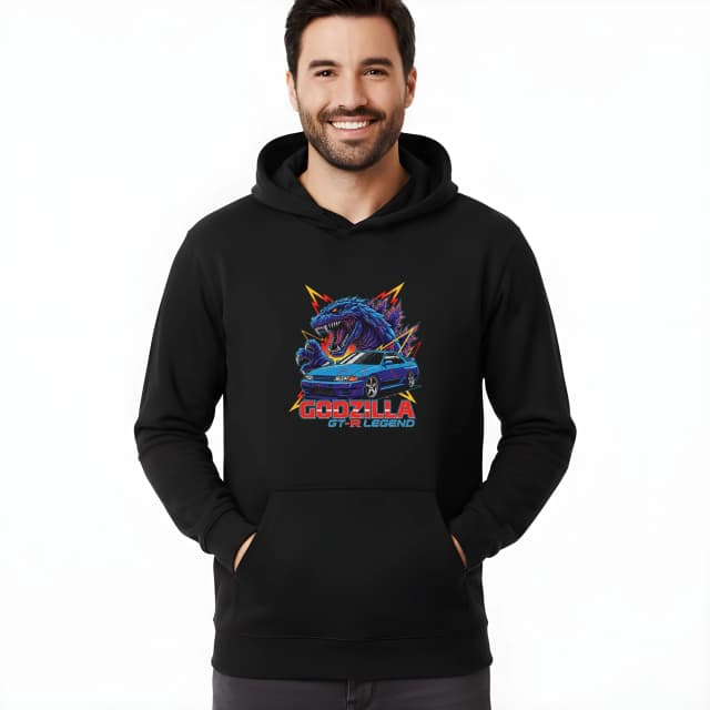 Mikina Nočná Búrka Godzilla Gtr Legend Elektrický Drift A Rev