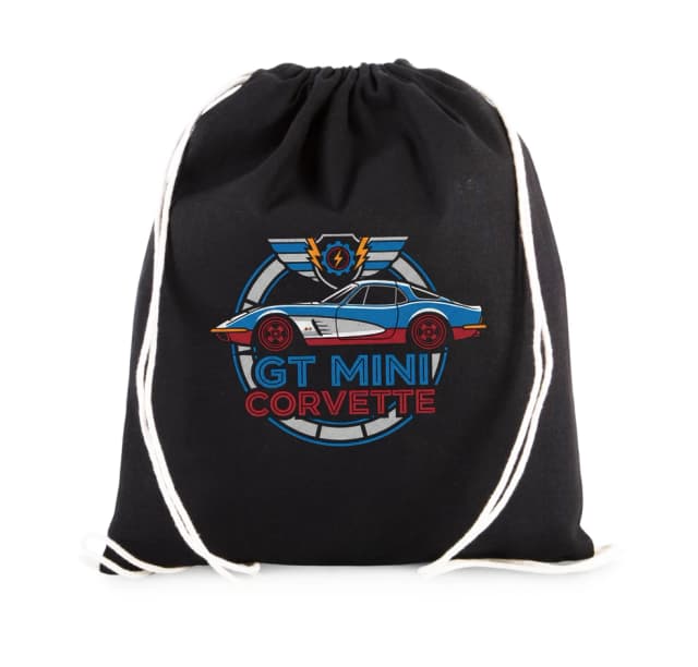 Vak na chrbát Retro Emblém Gt Mini Corvette Klasika Štýl A Závodné Duch
