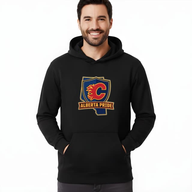 Mikina Hrdosť Alberty Ohnivá Sila Calgary Flames S Alberta Pride