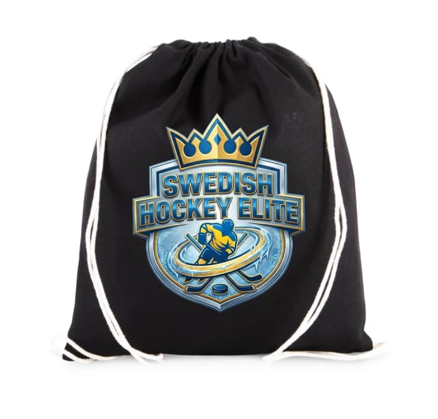 Vak na chrbát Švédska Hokejová Elita Swedish Hockey Elite Kráľovský Ľadový Štít S Korunou