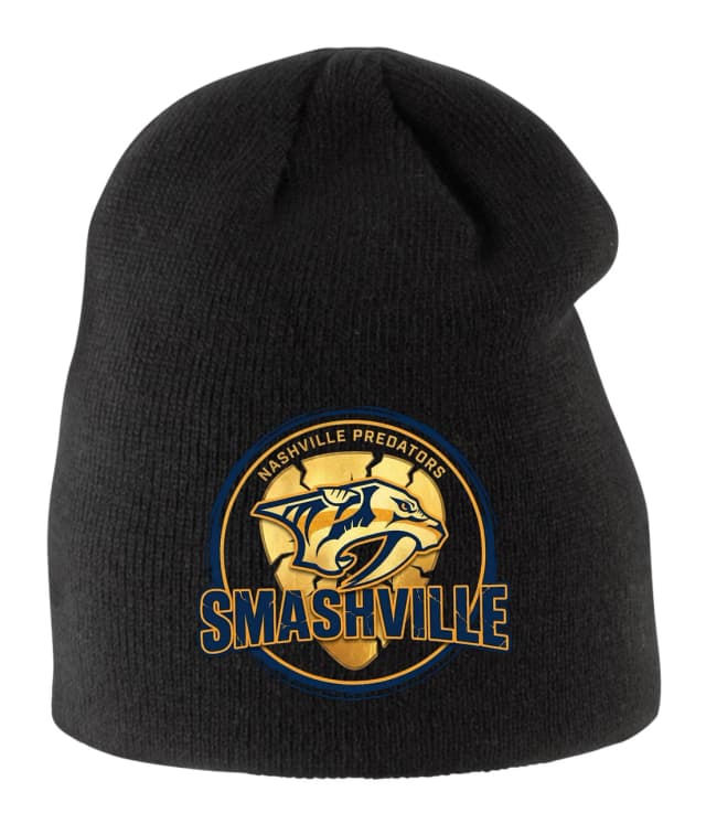 Detská zimná čiapka Smashville Zlaté Mesto Nashville Predators Drvivá Sila