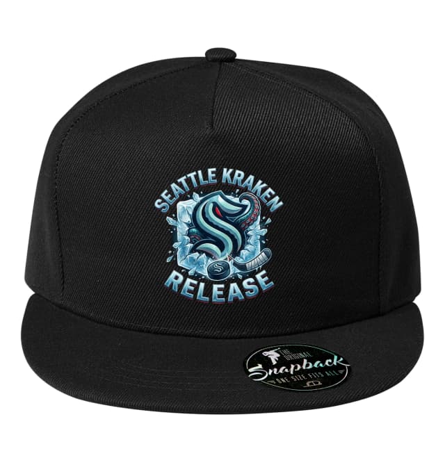 Snapback Seattle Kraken Ľadové Uvoľnenie Chobotnice Na Nočnom Ľade