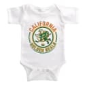 Detské body Retro California Golden Seals Tuleňský Hokejový Emblém V Zlatej A Zelenej
