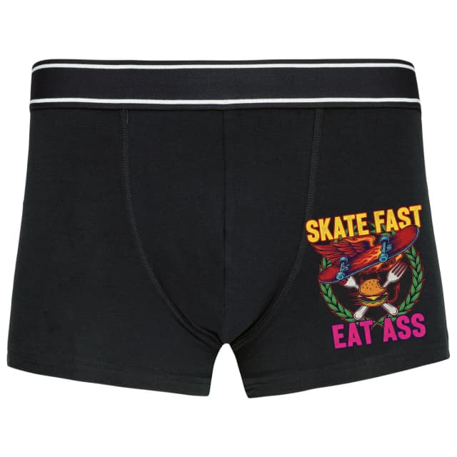 Boxerky Skate Rýchlo Oheň Na Kolieskach A Burgerová Rebélia