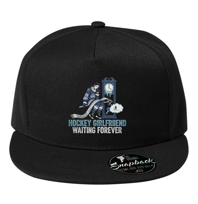 Snapback Zmrznutý Čas Čakanie Hockey Girlfriend Trpezlivá Hokejová Duša Vo Šále