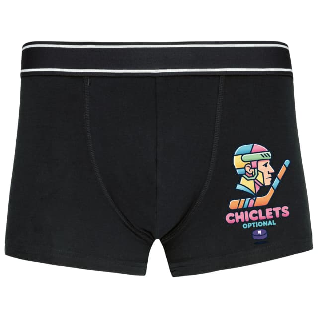 Boxerky Neónový Hokejový Portrét Chiclets Optional Farebný Retro Švih