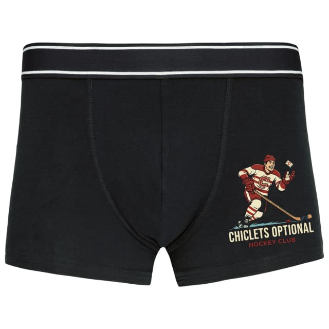Boxerky Chiclets Optional Retro Hokejový Klub Hráčov So Žuvačkami A Ľadovou Nostalgiou