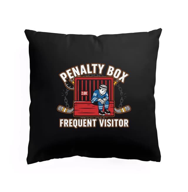 Vankúš Penalty Box Častý Návštevník Hokejové Trestné Lavice A Rebel