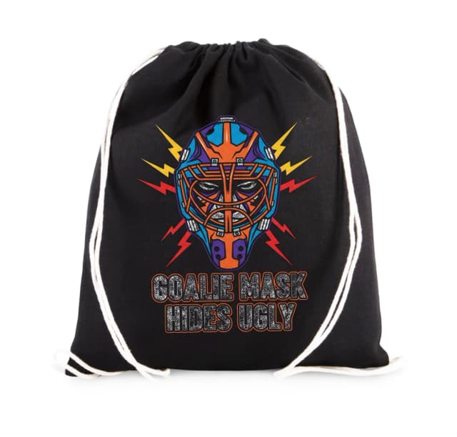 Vak na chrbát Elektrizujúci Brankárska Maska Goalie Mask Hides Ugly