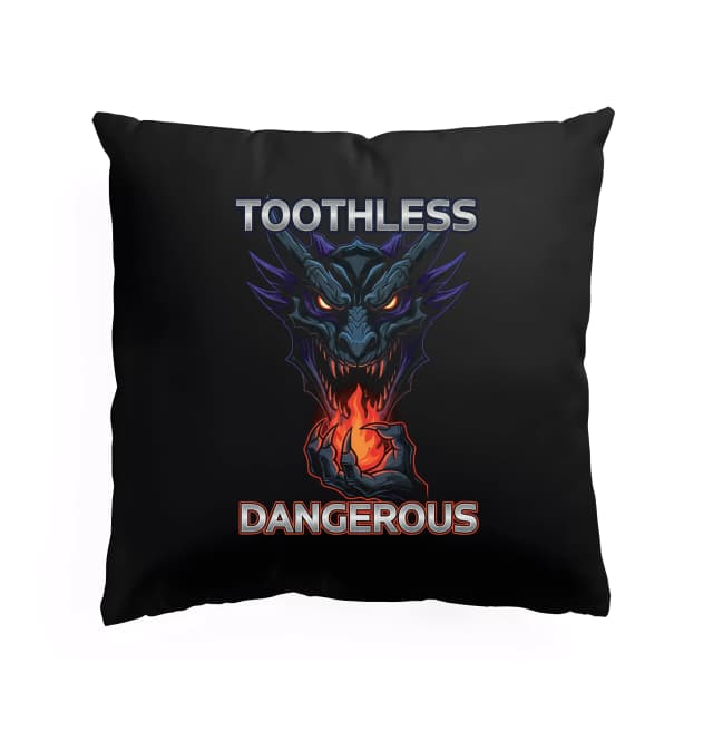 Vankúš Toothless Temný Drak Plameňov Nebezpečný Oheň V Dlani
