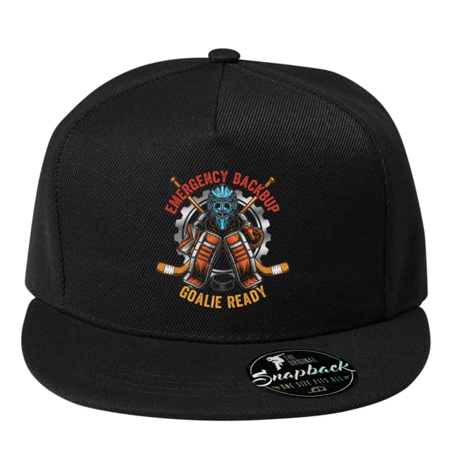 Snapback Núdzový Záložný Brankár Pripravený Zaskočiť Keď Tím Potrebuje