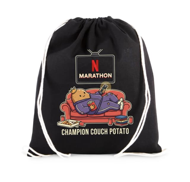 Vrecko Netflix Marathon Šampión Kráľ Gauča A Popcornu