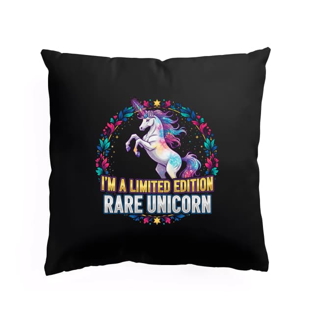 Polštář Jedinečná Limited Edition Vzácný Rare Unicorn S Duhovou Hřívou